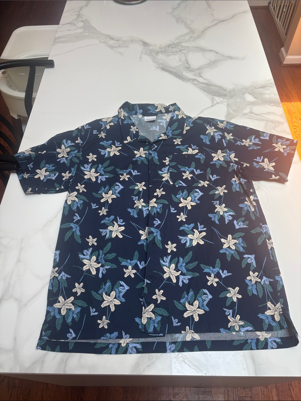 Floral Columbia button up